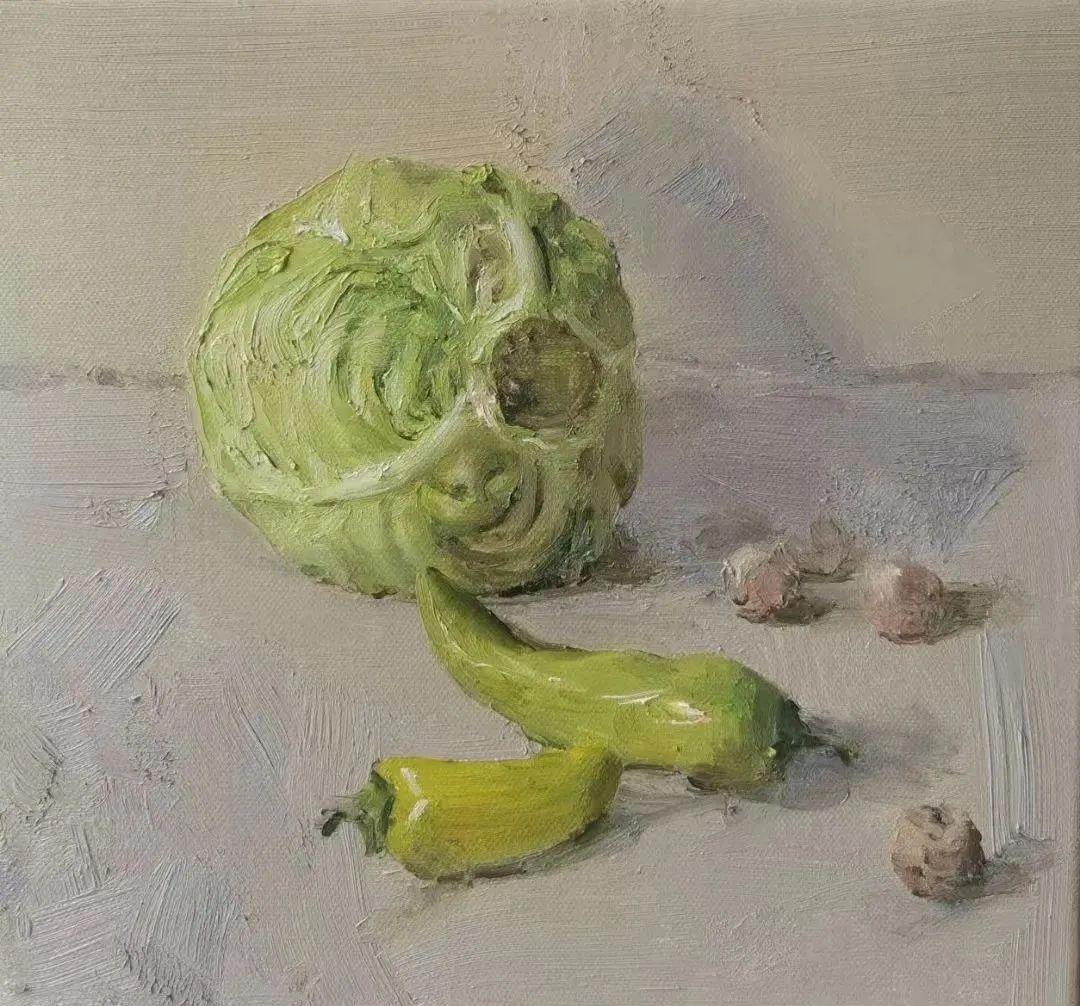 广东画院画家颜苏平静物写生油画作品欣赏