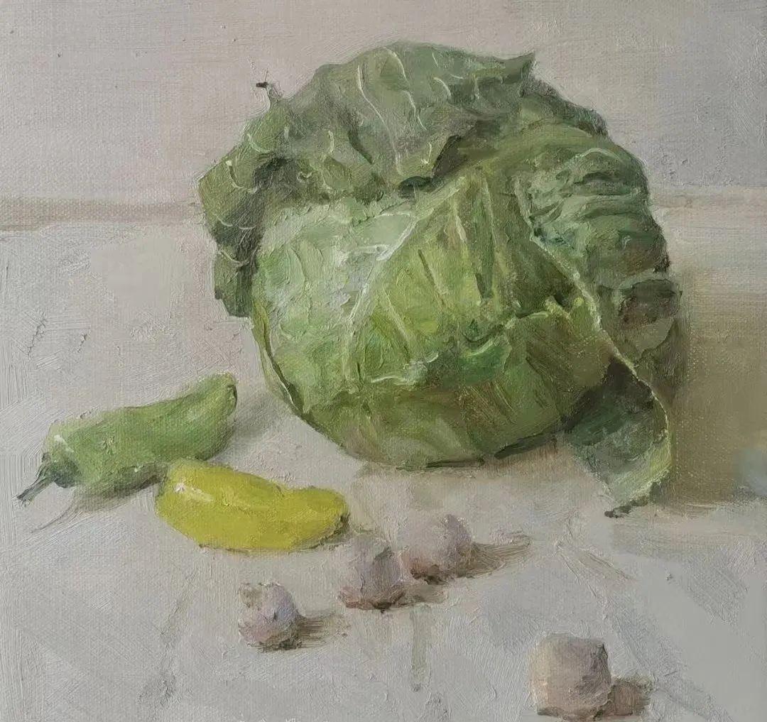 广东画院画家颜苏平静物写生油画作品欣赏