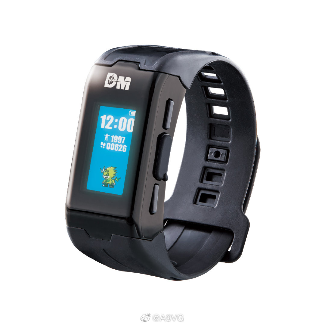 万代宣布推出一款数码宝贝运动手环数码暴龙机