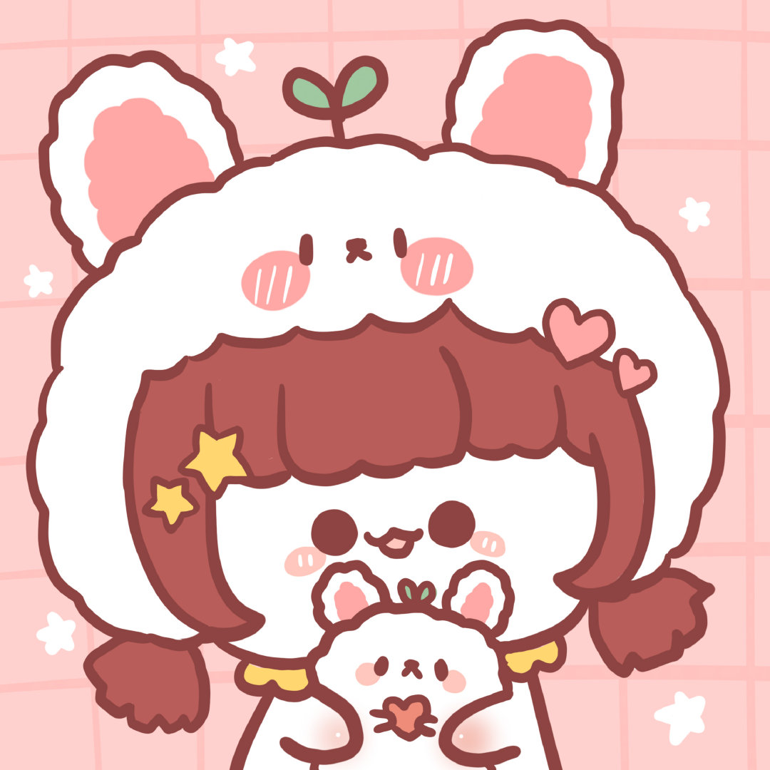 可爱的闺蜜团叽头像～毛茸茸的小动物加团子什么的最可爱啦77*15