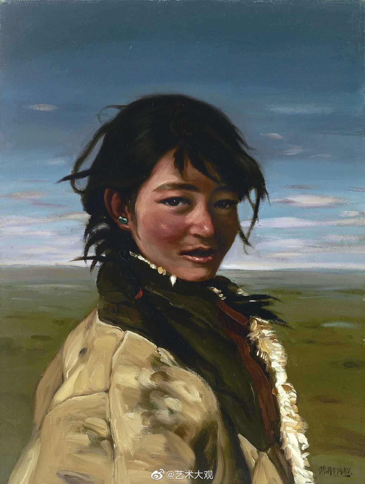 陈丹青油画作品专辑-1 艺术家是天生的,学者也天生