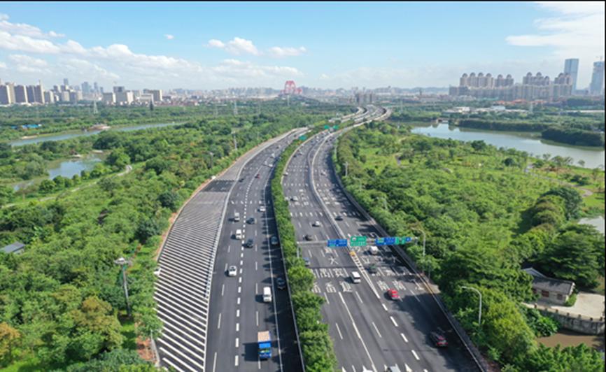 新光快速路焕然一新迎春运|广州|道路|病害_新浪新闻