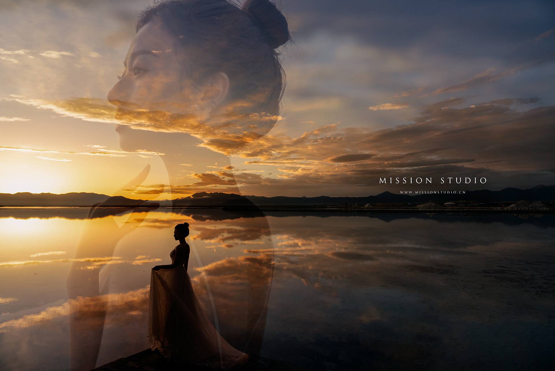 二次曝光婚纱照,是美丽,也是意境__财经头条