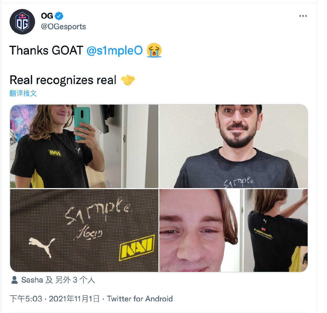 s1mple送了og全队定制签名队服!_高清图集_新浪网