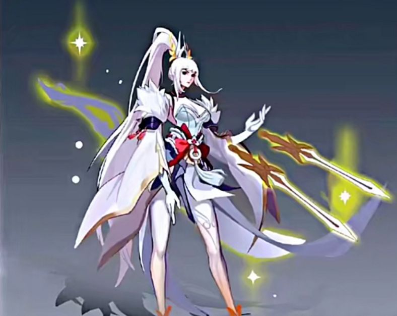 近期,花木兰的fmvp星元皮肤设计稿曝光,但是听网友说是废稿.