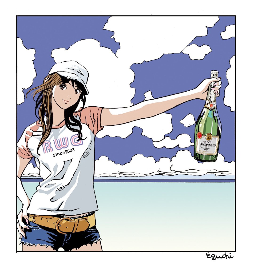 日本漫画家 江口寿史 笔下的美少女们