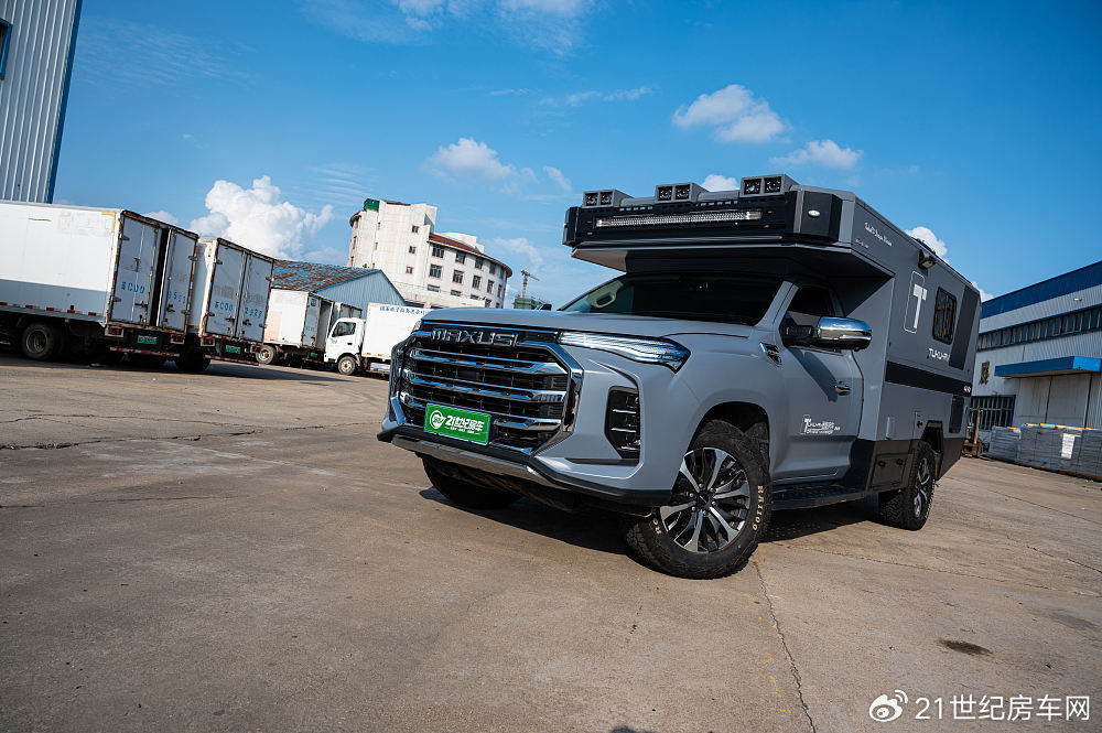 三段式硬升顶专利技术独此一家实拍途酷神龙大侠皮卡房车