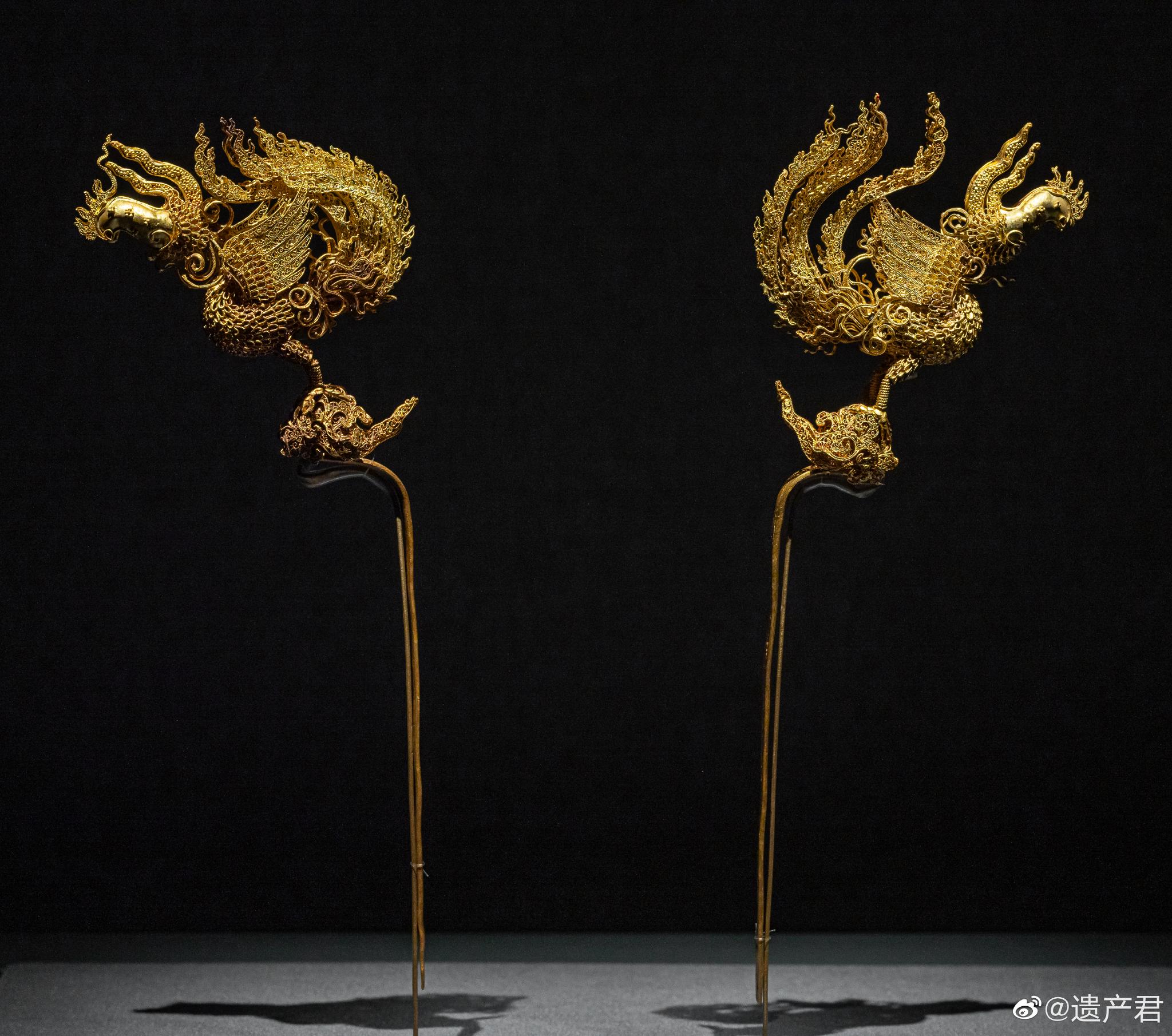 湖北省博物馆明代金凤簪