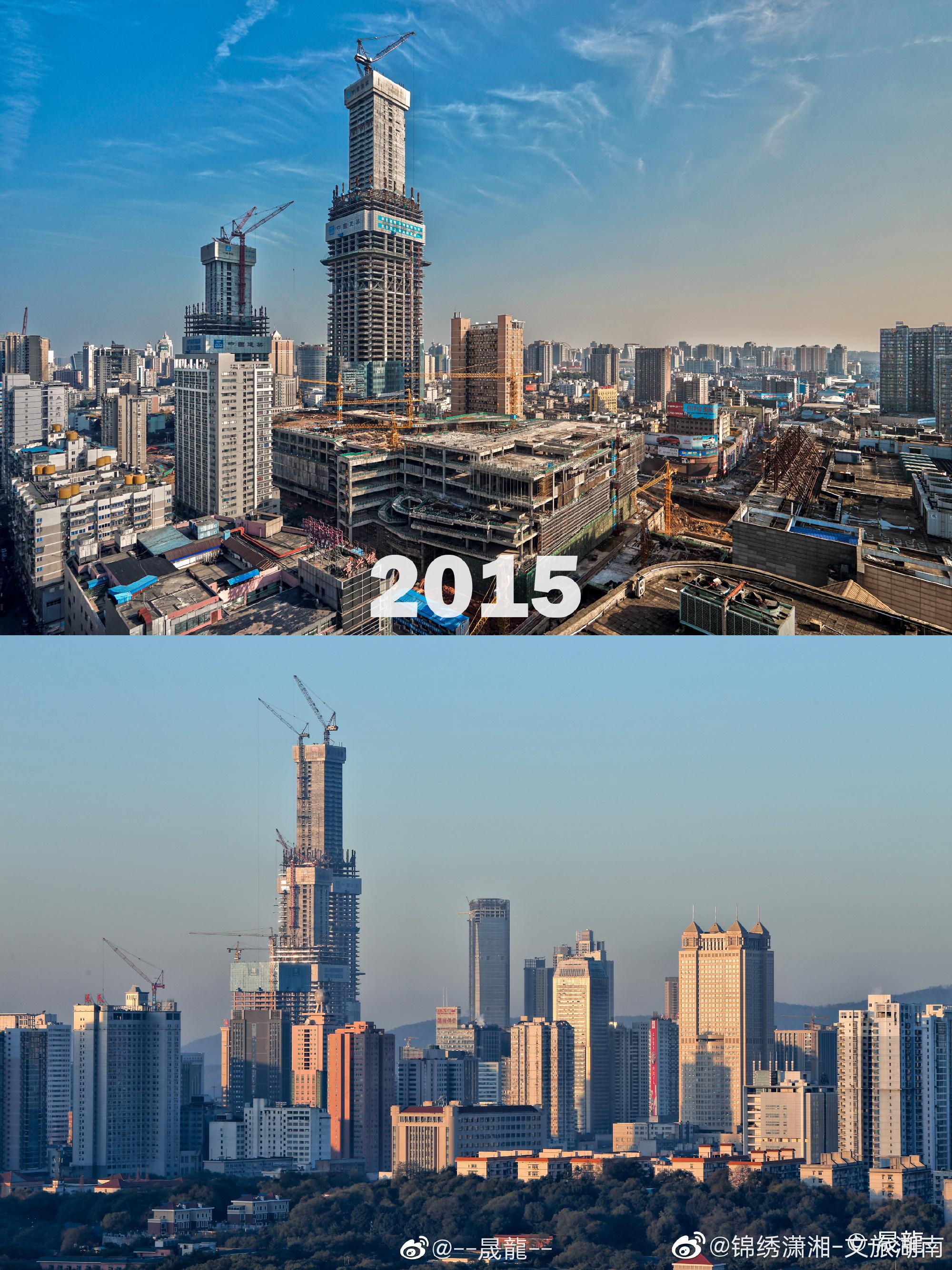 长沙市中心十年变化