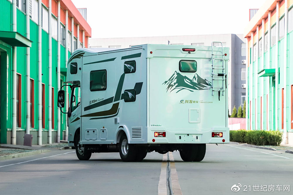 平头轻卡底盘无拓车型还能睡7人实拍科发北极熊h500房车