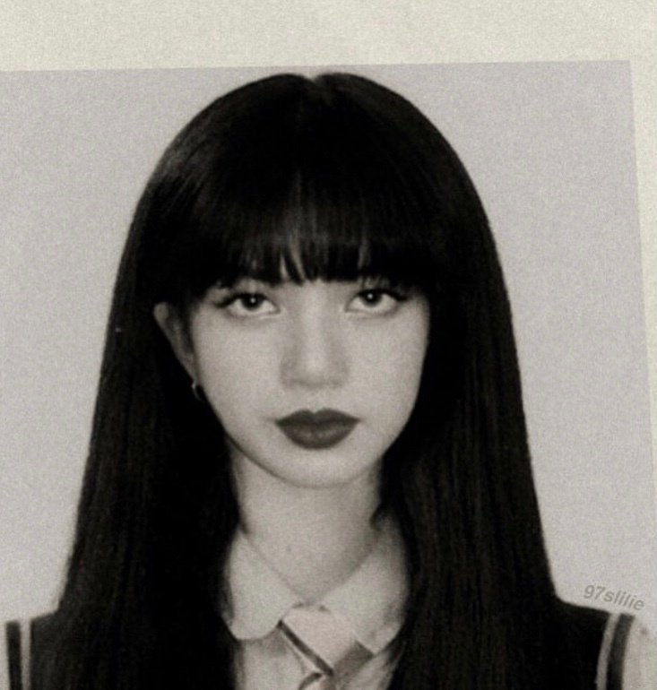 lisa 暗黑系证件照 好飒!__财经头条