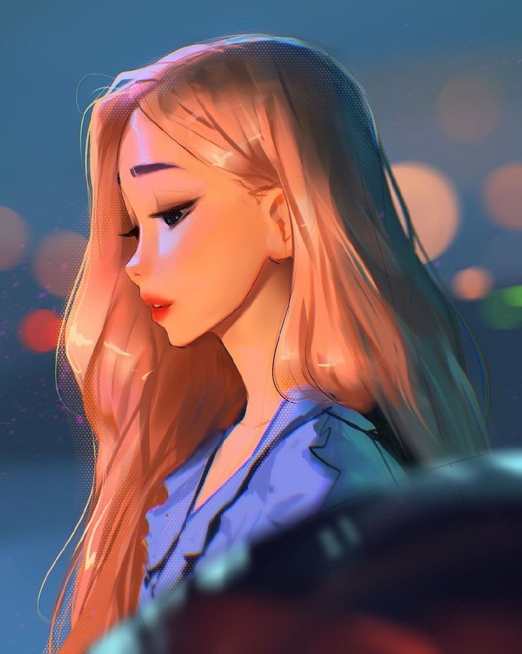 加拿大多伦多插画师samyang笔下的小姐姐画面充满阳光