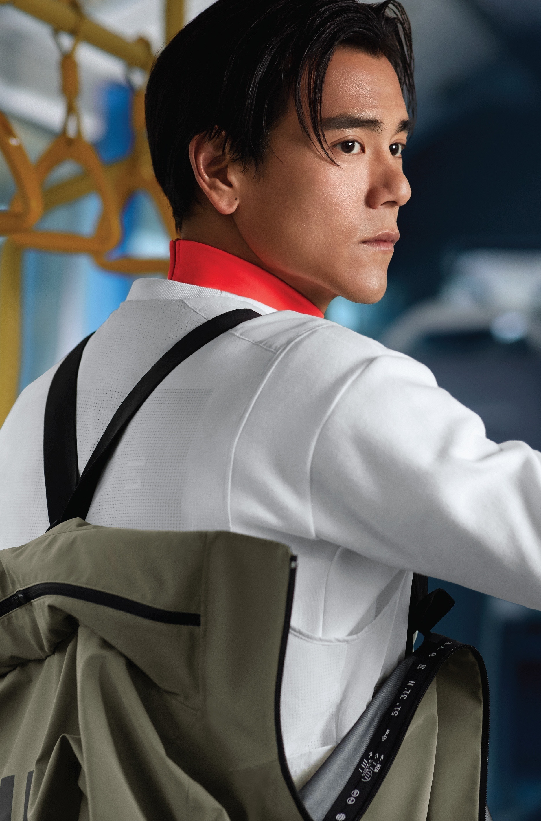 运动型男彭于晏和活力女神natasha 飒爽演绎的adidas新款myshelter