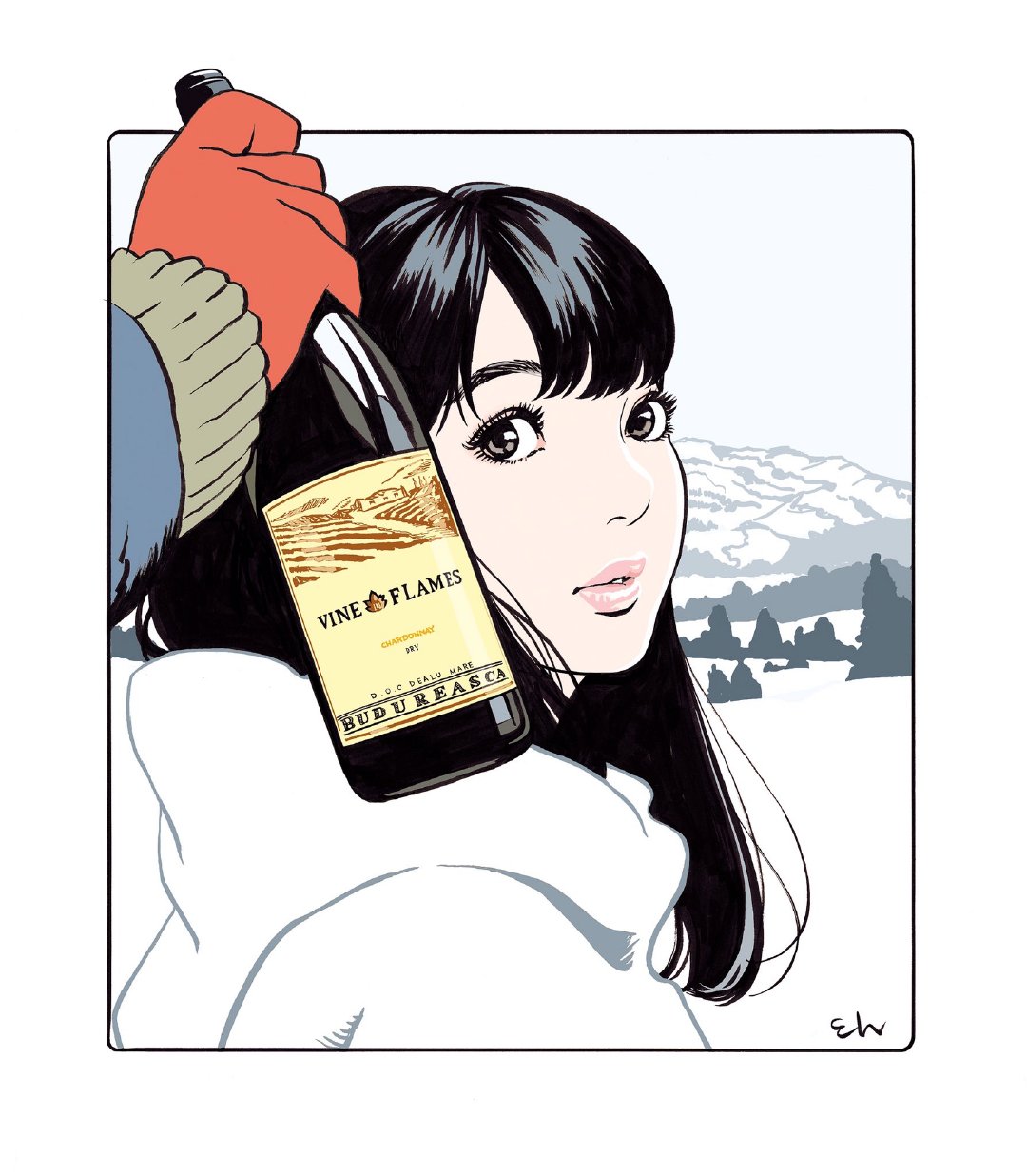 日本漫画家江口寿史笔下的美少女们 日本漫画家江口寿史笔下的美少女们