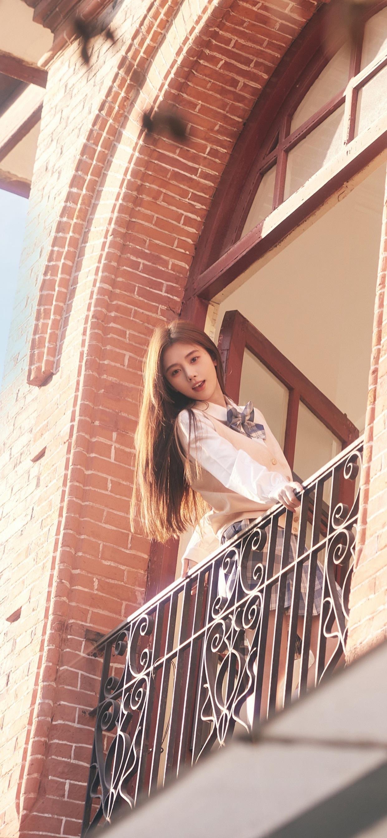 鞠婧祎锁屏壁纸 - 星座主题桌面 - 实验室设备网