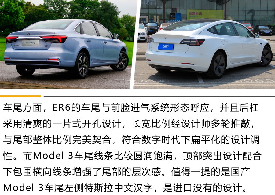 国家队强势入列 上汽R ER6 对比特斯拉Model 3