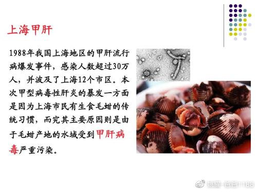 32年前上海人吃毛蚶引发的甲肝悬案再说无症状感染