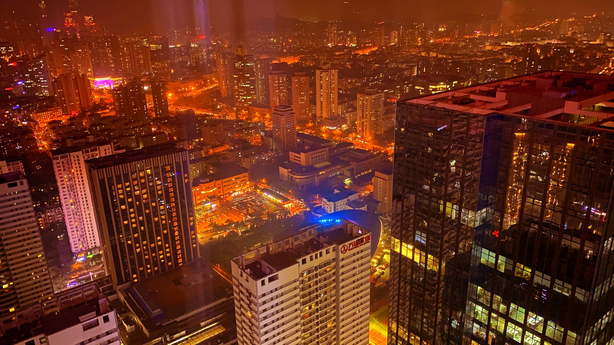 每一座城市都有每一处风景,站在高楼之上……|夜景|高楼|滤镜_新浪