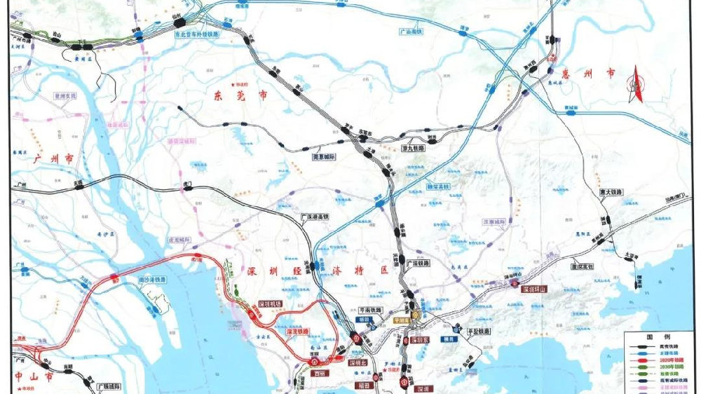 深圳轨道建设加速！广深第二高铁、深河铁路、穗莞深城际等项目招标|高铁|城际铁路_新浪新闻