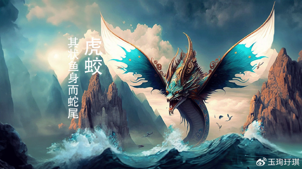 山海经异兽:虎蛟,鱼身而蛇尾,可以治疗痔疮|山海经|蛇尾|鱼身_新浪新闻