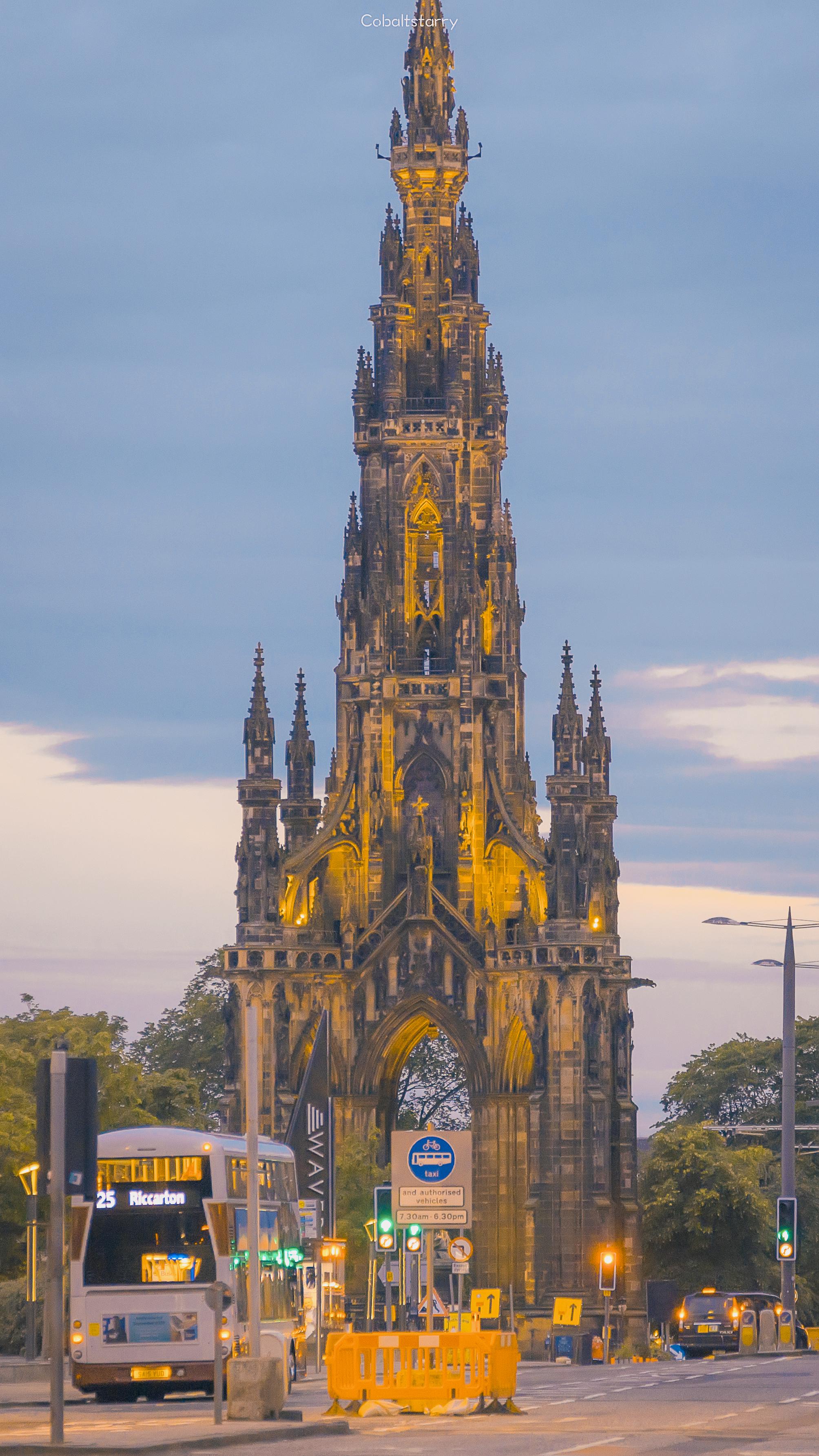 爱丁堡日落 | :@cobaltstarry