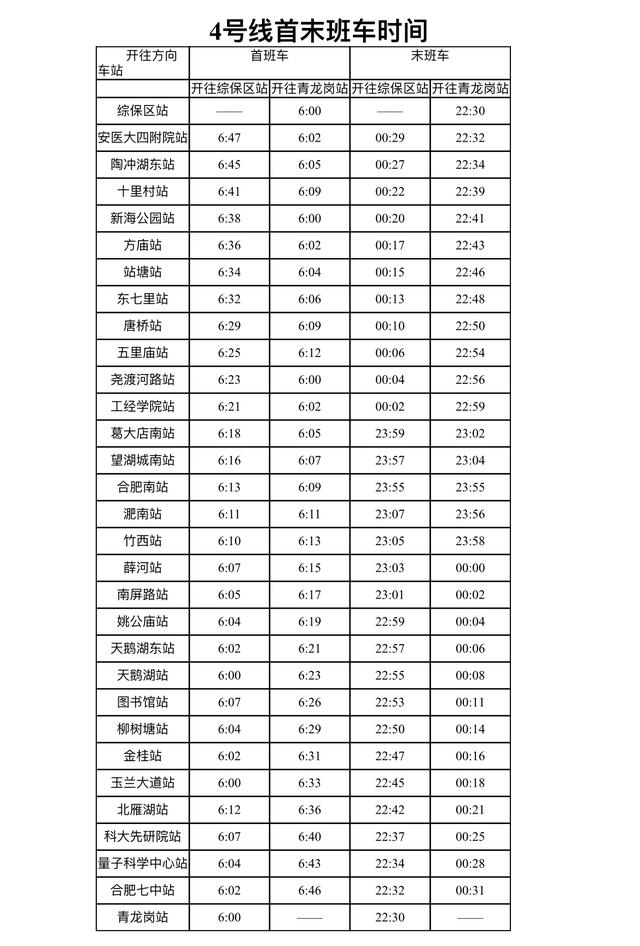 元旦假期合肥轨道1号线末班车时间将延后|合肥|末班车|新安_新浪新闻