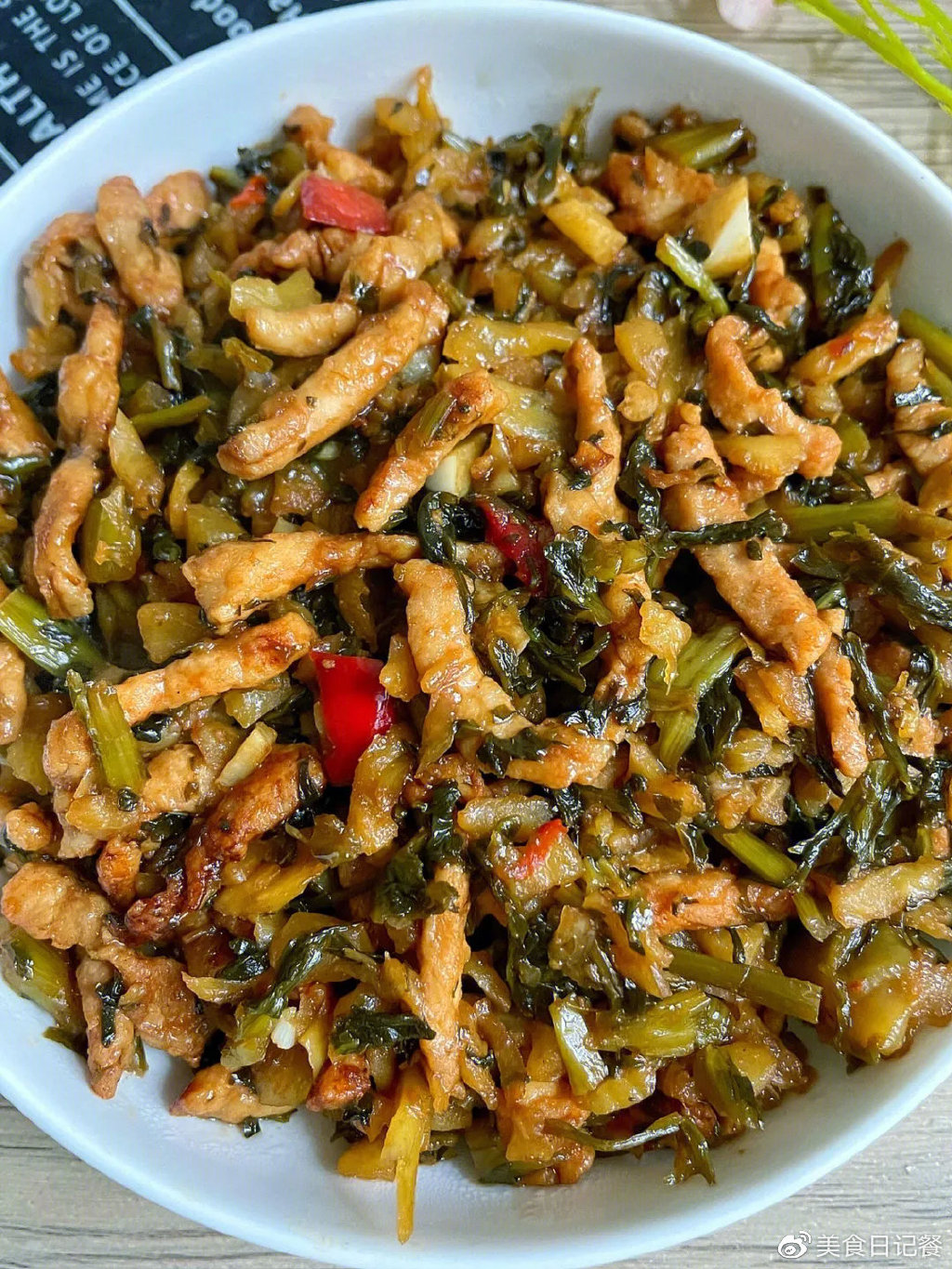 真正的下饭菜,雪菜炒肉丝|炒肉丝|雪菜|猪肉_新浪新闻