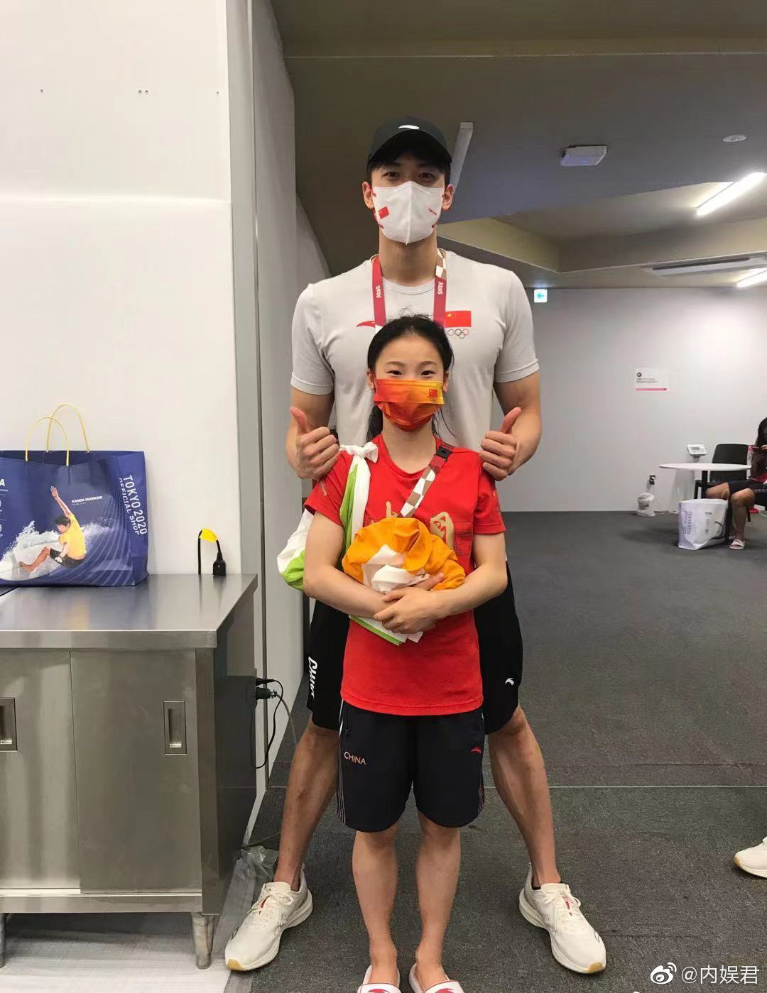 汪顺和管晨辰是最萌身高差没错了!