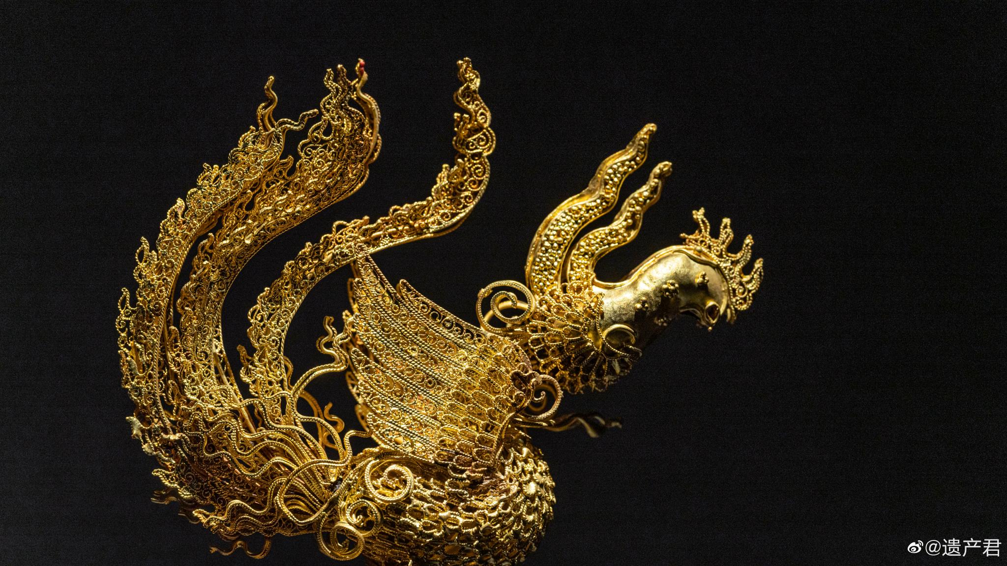 湖北省博物馆明代金凤簪