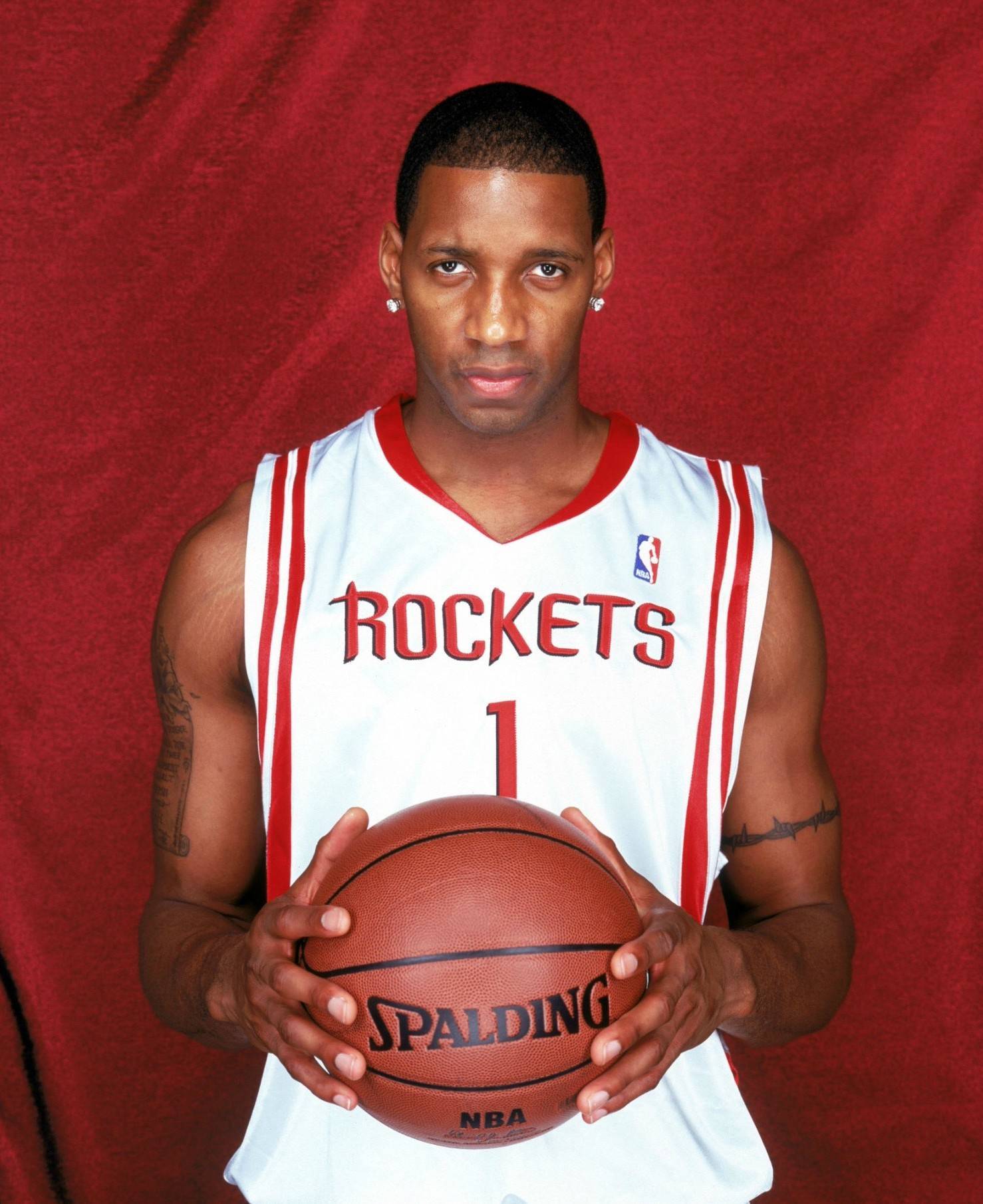 麦迪当年加盟火箭队后拍摄的定妆照!帅的一塌糊涂!_高清图集_新浪网