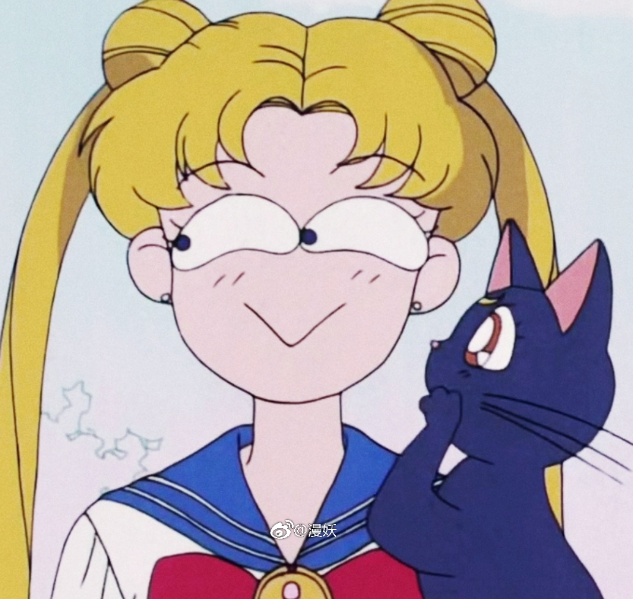 自截旧漫头像:月野兔和黑猫露娜