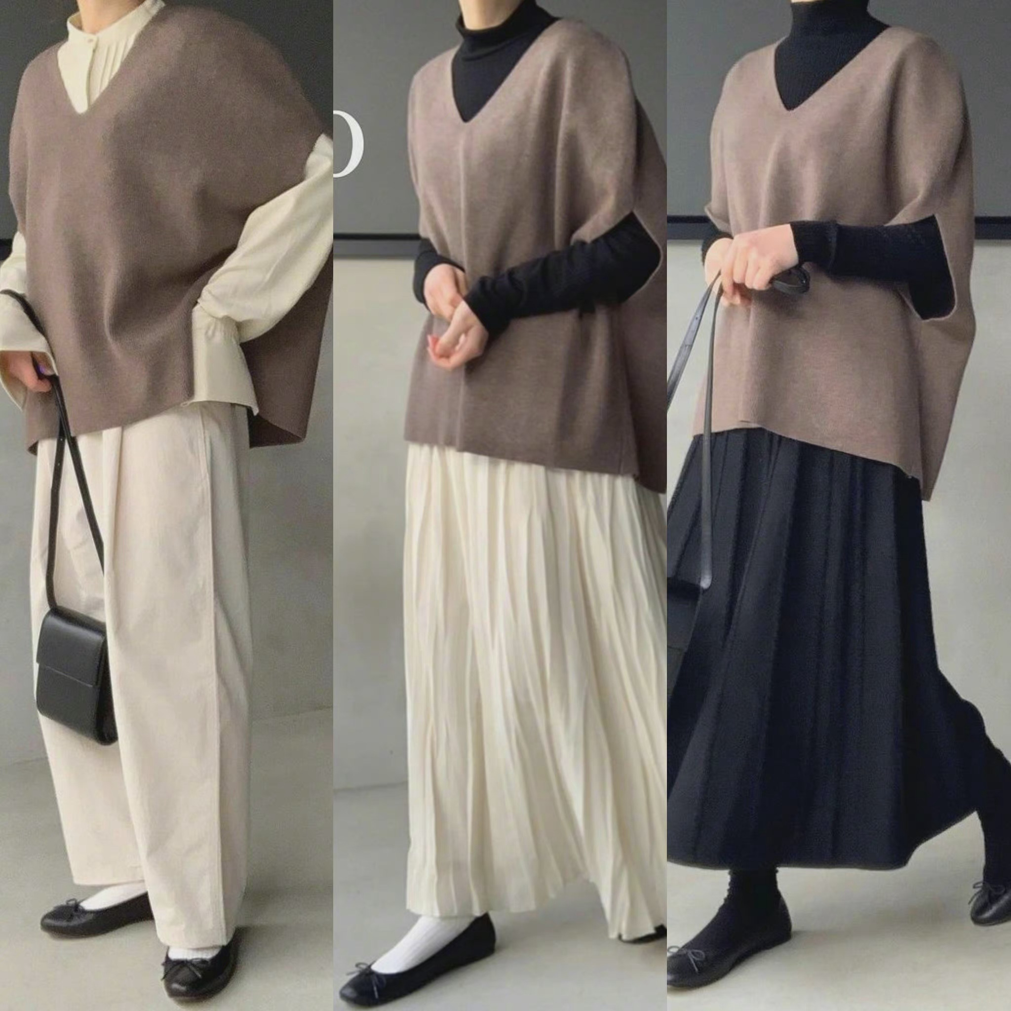 偏爱极简性冷淡风穿搭