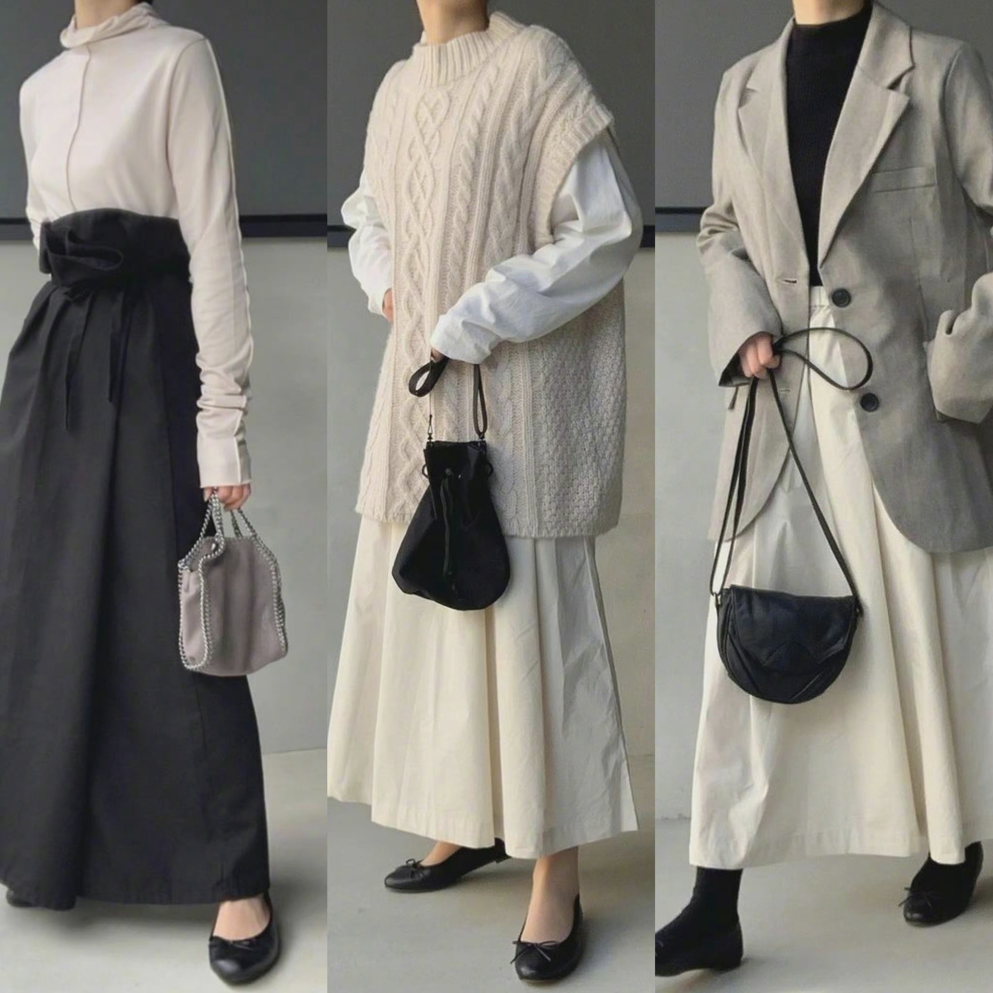 偏爱极简性冷淡风穿搭