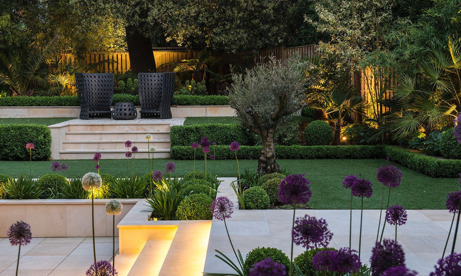 现代花园施工网站建设方案设计