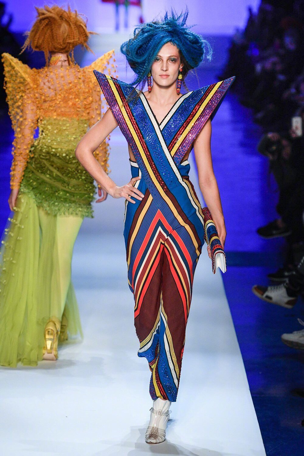 jean paul gaultier2019春夏 | 形态各异的造型留下极深刻的印象|造型