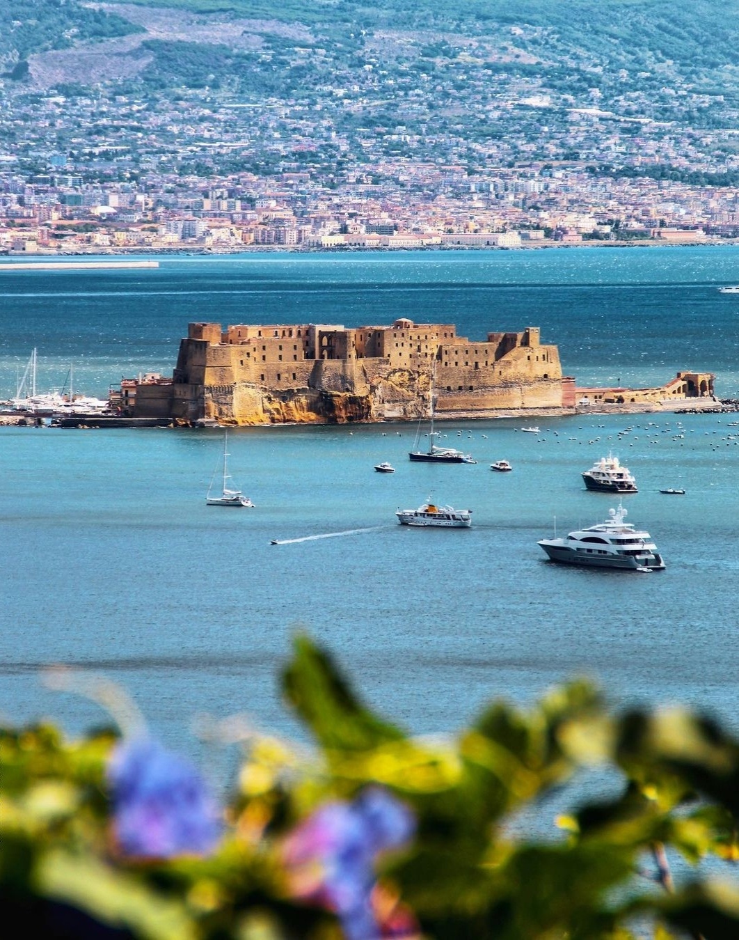 意大利那不勒斯治愈的海景