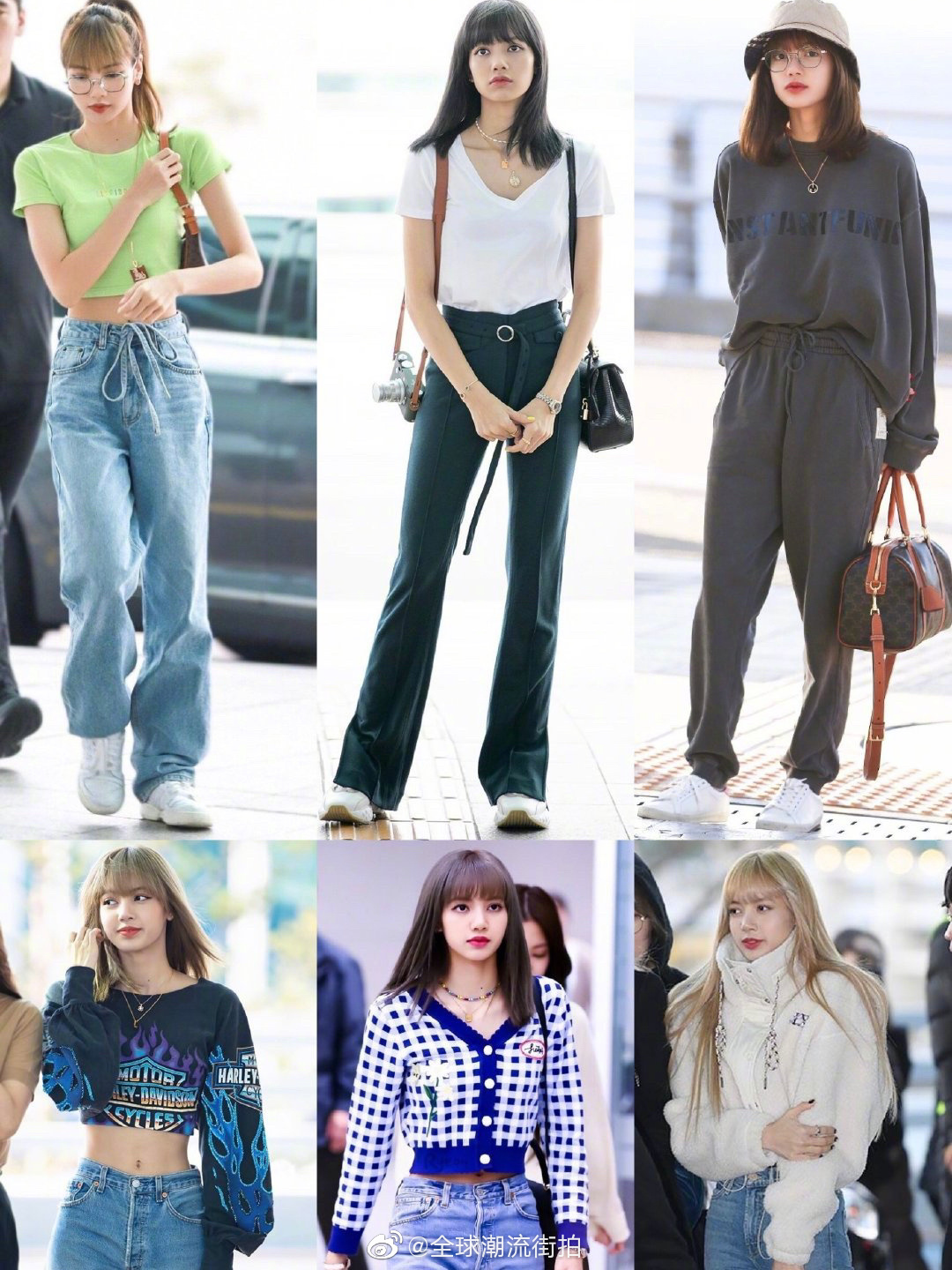 blackpink私服街拍合集lisa jennie 金智秀 朴彩英喜欢