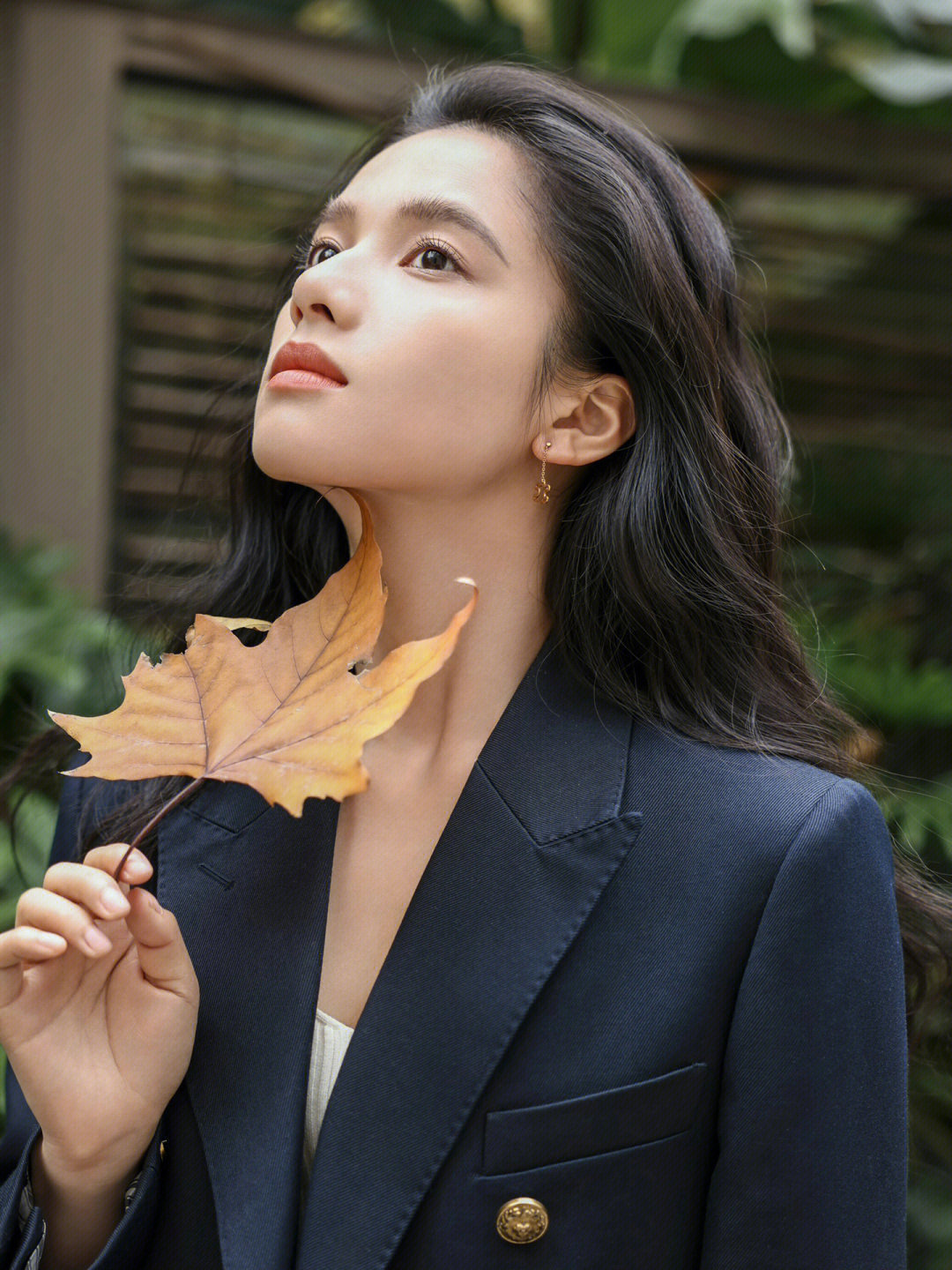 张婧仪|秋日学院风大片