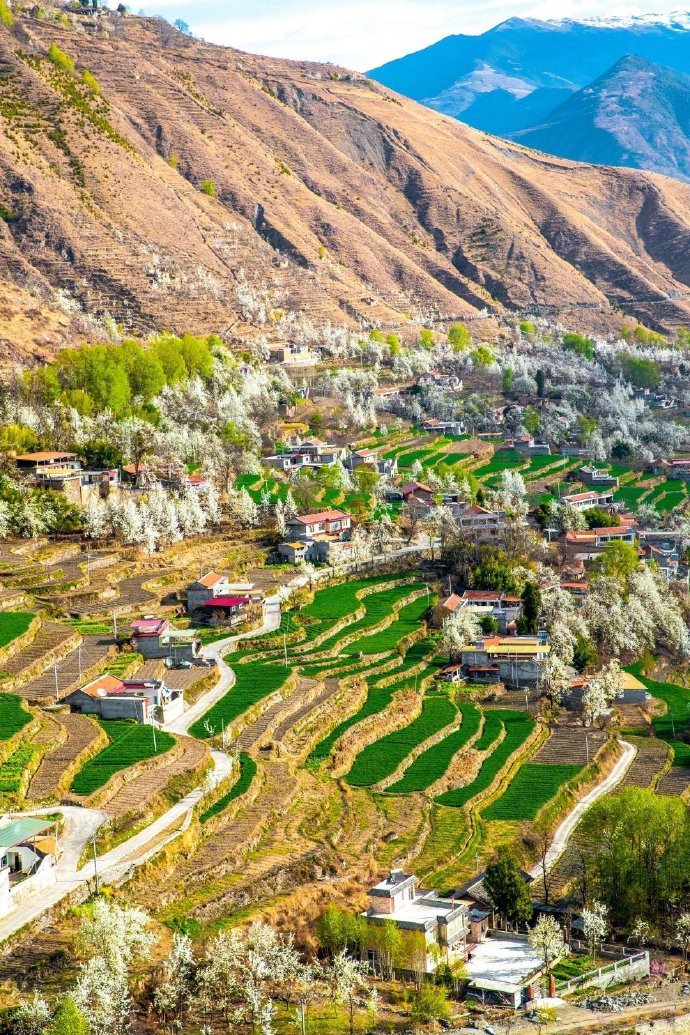 金川县大金川河谷