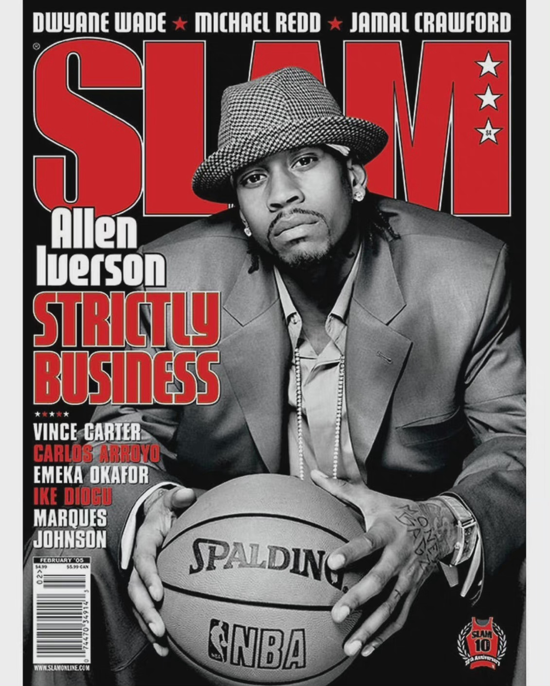 那些年艾弗森登上的slam杂志封面