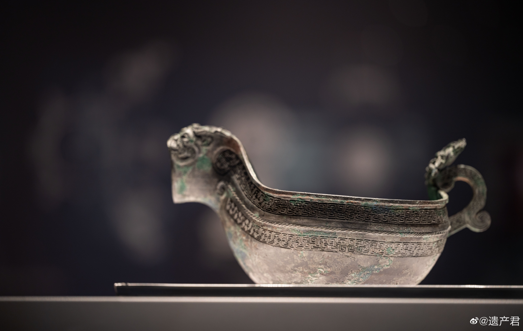 安徽楚文化博物馆收藏的春秋时期蟠虺纹兽首匜(yí)……_高清图集
