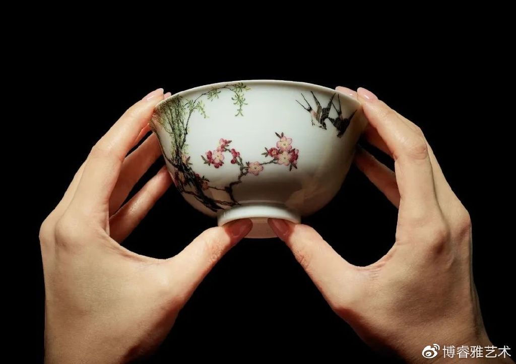 乾隆御制“珐琅彩杏林春燕碗”重出江湖|张永珍|香港|乾隆年制|香港苏富比