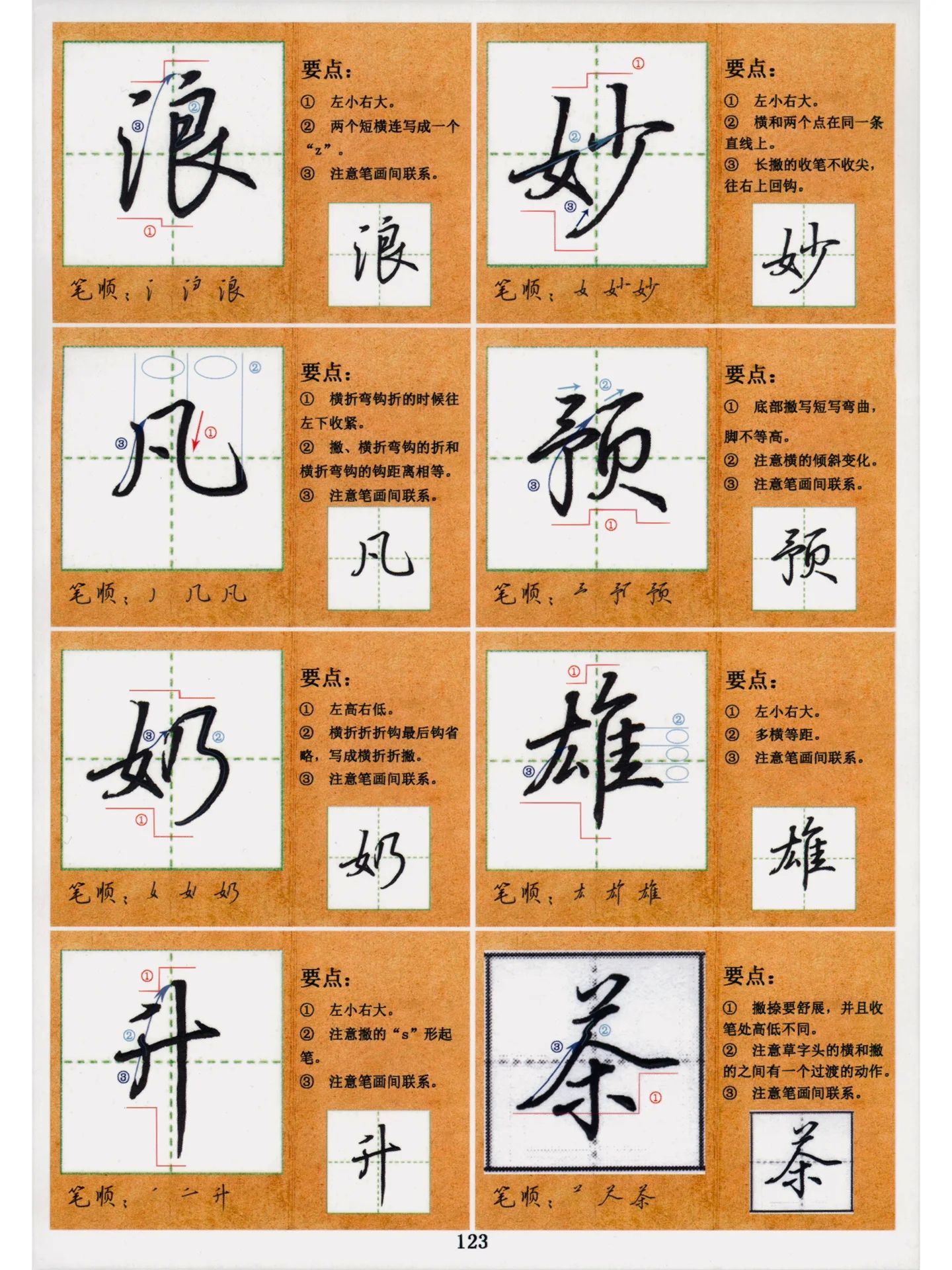 一组不错的行书字帖……__财经头条