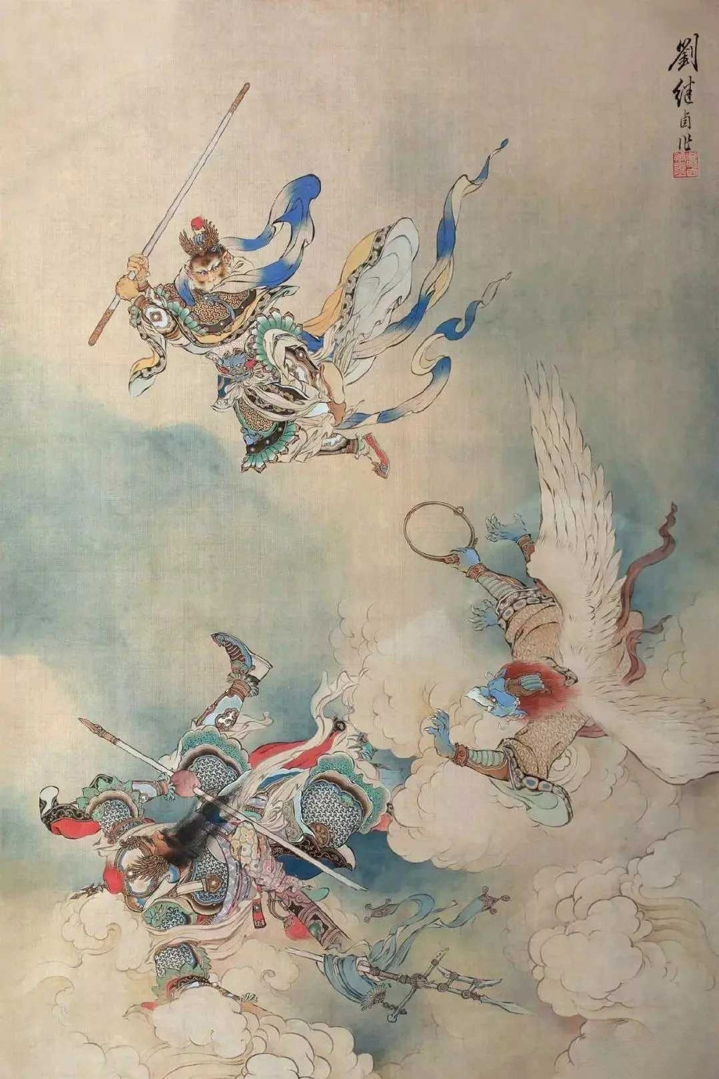 中国画家连环画大师-刘继卣 笔下的 《大闹天宫》