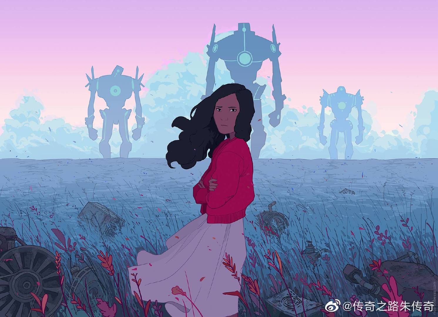 伦敦艺术家ricardo bessa 的一组充满着故事性和画面感的唯美插画欣赏