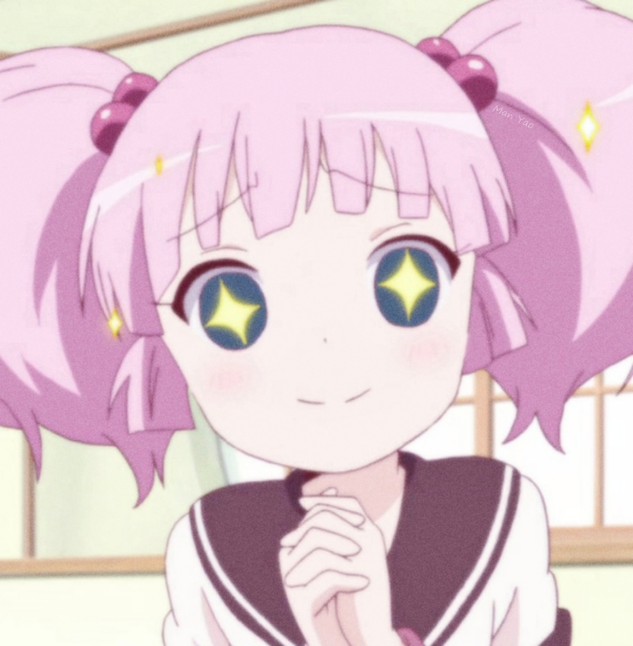 今日份可爱头像 《摇曳百合》吉川千夏也太可爱了吧!