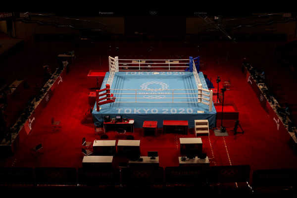 东京奥运会拳击国技馆即景