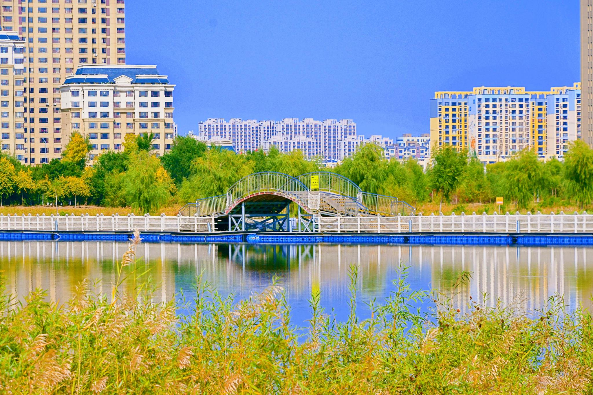 通辽市辽河公园水清景美,原创拍摄