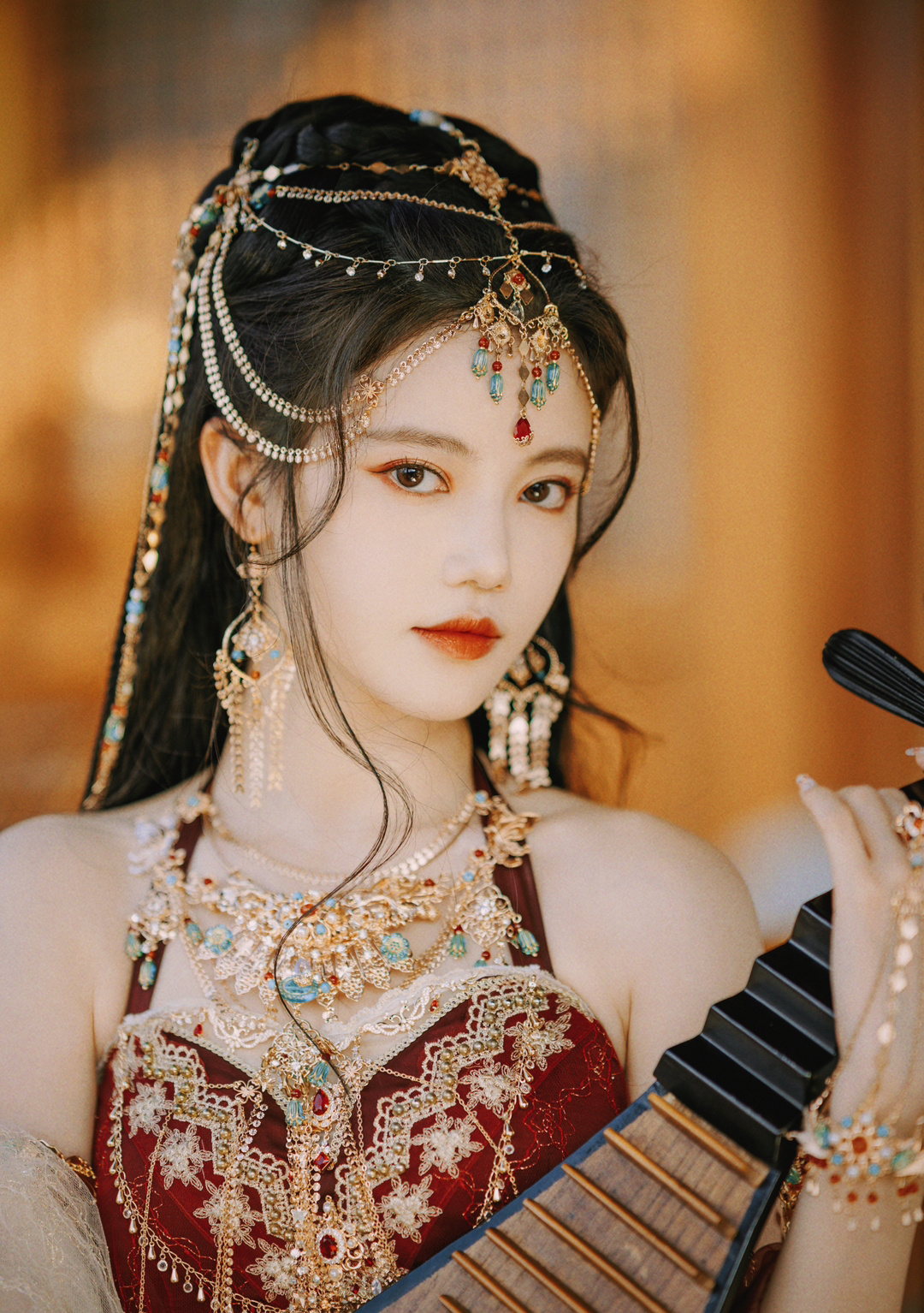 孙珍妮异域风造型写真大片,来评价一下!