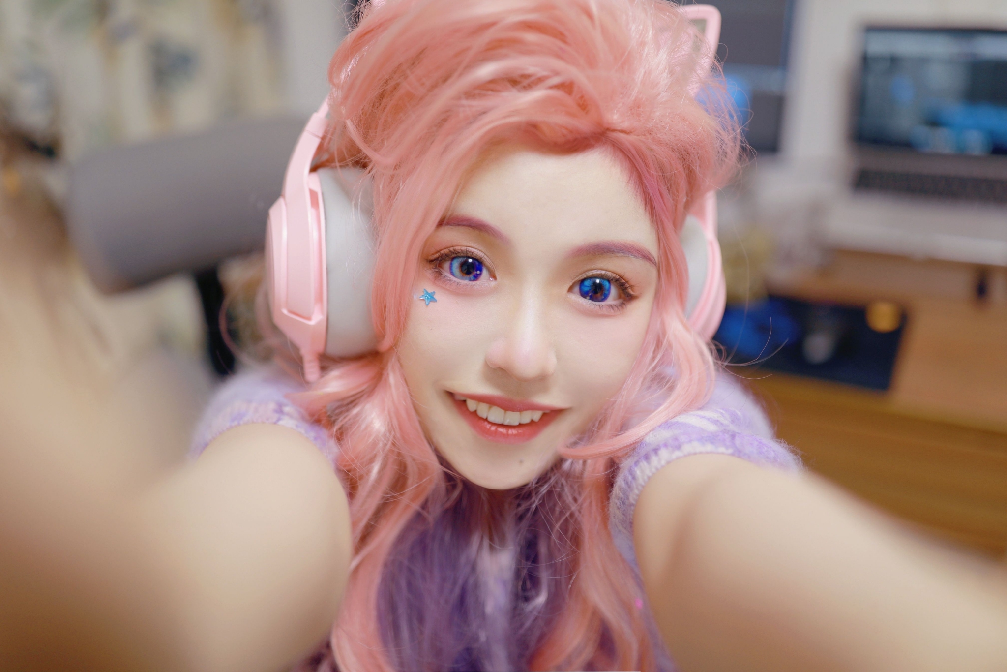 萨勒芬妮居家壁纸来了浅浅的cos一下女明星像吗